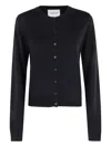 Herskind Roselle Button-front Cardigan In Black