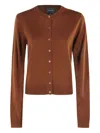 Herskind Roselle Buttoned Cardigan In Brown
