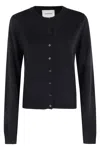 Herskind Roselle Button-front Cardigan In Black