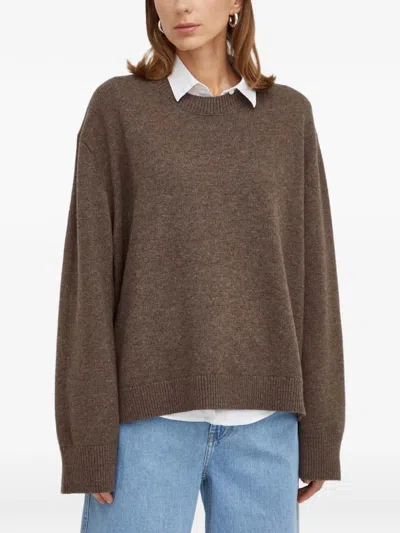 Herskind Round-neck Sweater In Brown
