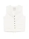 Herskind Samos Button-up Waistcoat In White