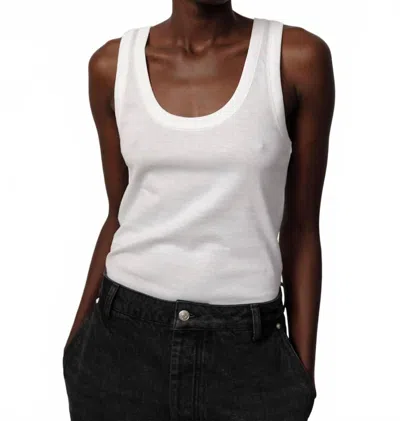 Herskind Sandra Scoop Neck Tank Top In White