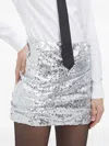Herskind Sequin-embellishment Mini Skirt In Silver