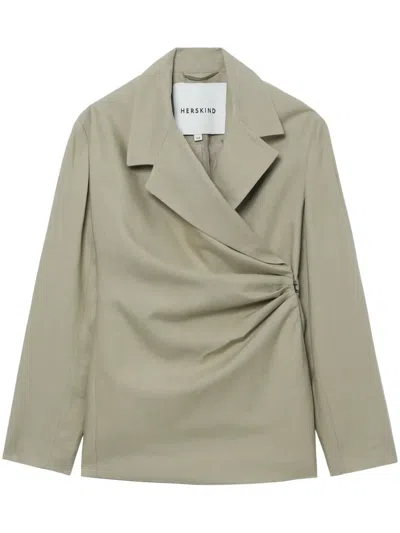 Herskind Single-breasted Blazer In 中性色