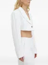 Herskind Single-breasted Crop Jacket In White