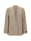 Herskind Single-button Blazer In Neutral