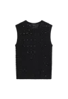 Herskind Sonny Knit Top In Black In Black