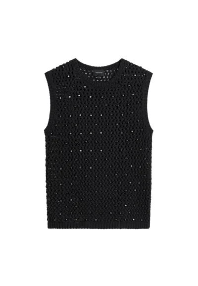 Herskind Sonny Knit Top In Black