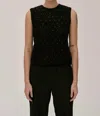 Herskind Sonny Knit Top In Black In Black