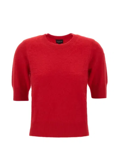 Herskind Therese Brushed-wool Sweater In Red