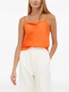 Herskind Tie-back Top In Orange