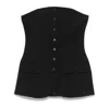 Herskind Jacqui Corsage Top In Grey