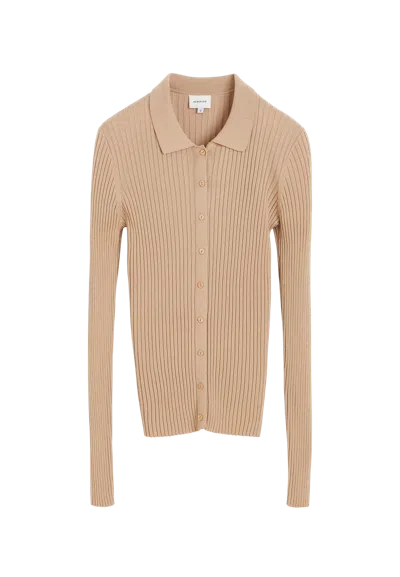 Herskind Turner Knit Cardigan In White