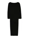 Herskind Isabella Wool Long Dress In Black