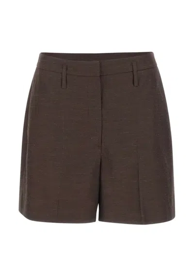 Herskind Villy Tailored Shorts In Brown