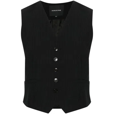 Herskind Mister Waistcoat In Blue