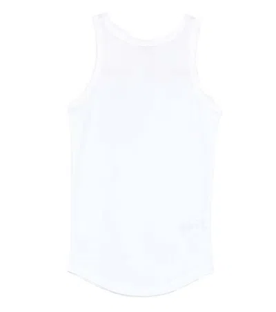 Herskind White Solid Round Neck Top