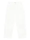 Herskind Buttoned Wide-leg Jeans In White
