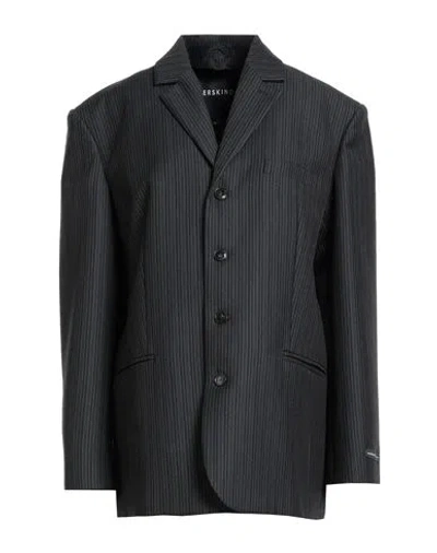 Herskind Woman Blazer Black Size 6 Recycled Polyester, Virgin Wool, Cotton