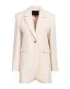 Herskind Woman Blazer Sand Size 4 Recycled Polyester, Elastane In Beige