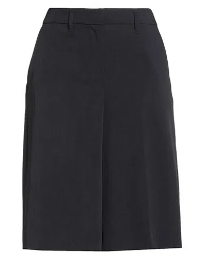 Herskind Pressed-crease Bermudas In Black