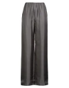 Herth Woman Pants Grey Size Xl Silk