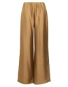 Herth Woman Pants Sand Size Xl Silk In Beige