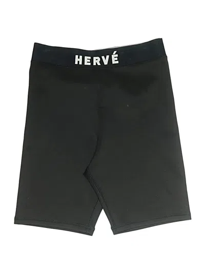 Pre-owned Herve By Herve Leger Athletic Shorts In Black
