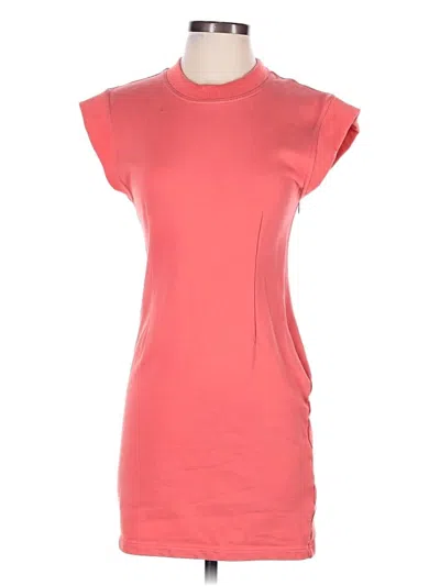 Pre-owned Herve By Herve Leger Casual Dress In Pink