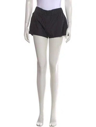 Pre-owned Herve By Herve Leger Nylon Mini Shorts In Black