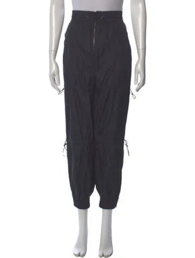 Pre-owned Herve By Herve Leger Straight Leg Pants In Gray