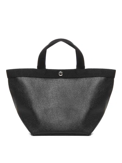 Herve Chapelier 707gp Medium Tote Bag In Black
