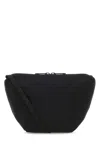 Herve Chapelier Black Canvas Crossbody Bag