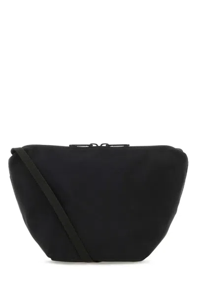 Herve Chapelier Hervé Chapelier Black Canvas Crossbody Bag