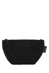Herve Chapelier Black Canvas Crossbody Bag In Noir