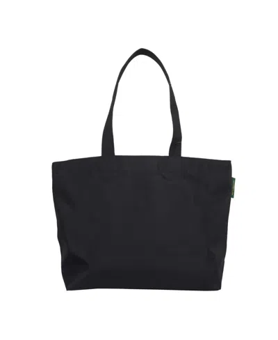 Herve Chapelier Black Logo Handbag In Brown