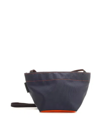 Herve Chapelier Small Cross Body Bag In Blue