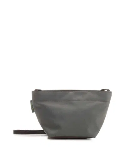 Herve Chapelier Small Cross Body Bag In Gray