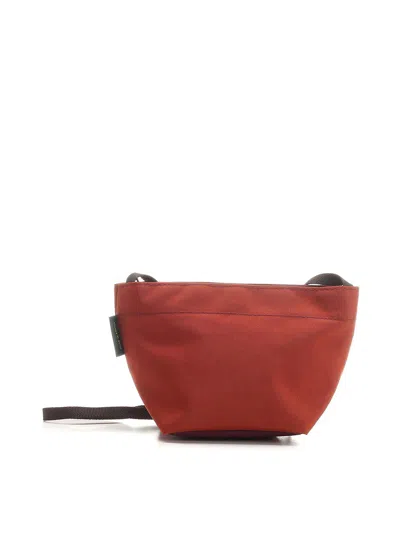 Herve Chapelier Small Cross Body Bag In Brown