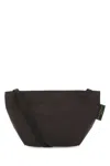 Herve Chapelier Brown Canvas Crossbody Bag