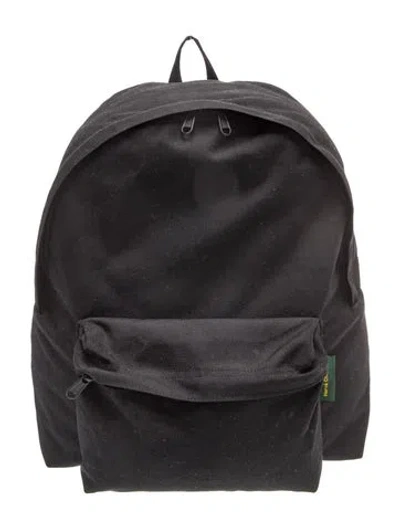 Pre-owned Herve Chapelier Canvas Backpack In Black
