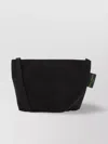 Herve Chapelier Canvas Crossbody Bag With Adjustable Strap And Logo Tag