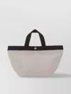 Herve Chapelier Canvas Shopping Bag Top Handle