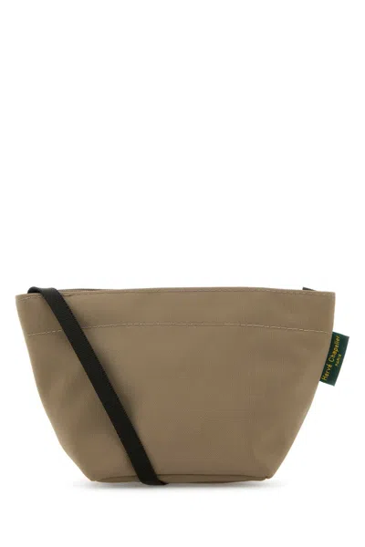Herve Chapelier Cappuccino Canvas Crossbody Bag