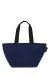 Herve Chapelier Square Sole Shoulder Bag In Blue