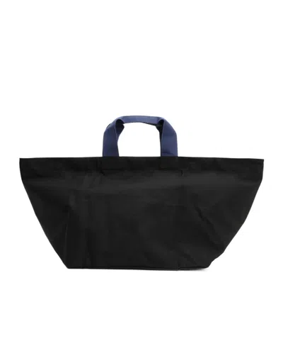 Herve Chapelier Double-handle Travel Bag In Black