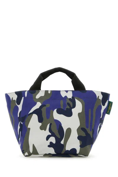 Herve Chapelier Hervé Chapelier Medium Tote Bag In Camouflage