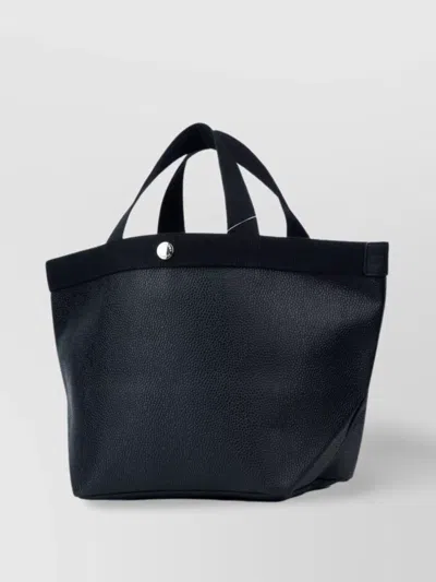 Herve Chapelier Handbags With Textured Finish And Top Handles