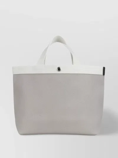 Herve Chapelier Handbags With Textured Finish And Top Handles