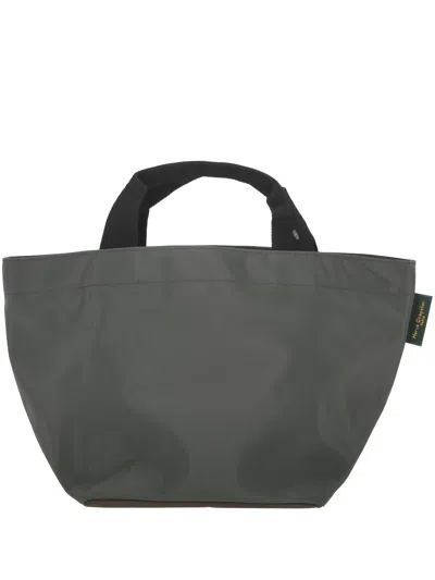 Herve Chapelier Khaki Mini Tote Bag With Handles